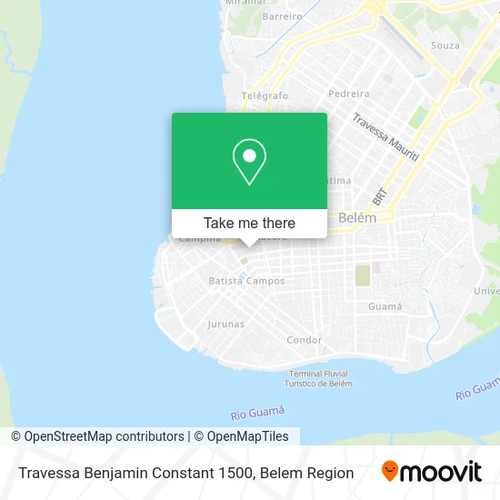 Travessa Benjamin Constant 1500 map