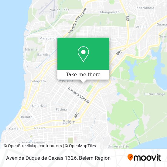 Avenida Duque de Caxias 1326 map