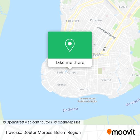 Mapa Travessa Doutor Moraes