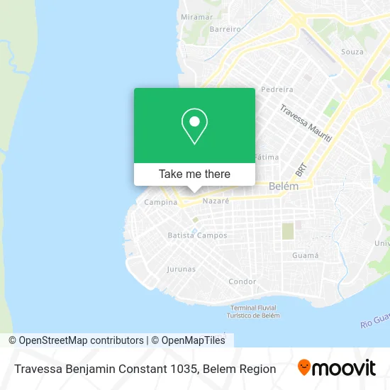 Travessa Benjamin Constant 1035 map