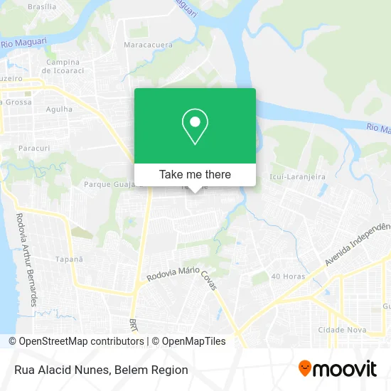 Rua Alacid Nunes map