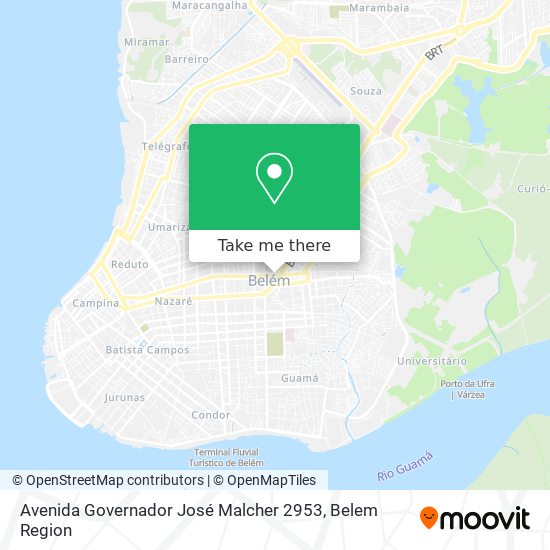 Mapa Avenida Governador José Malcher 2953