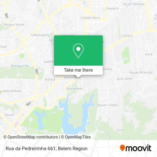 Rua da Pedreirinha 661 map