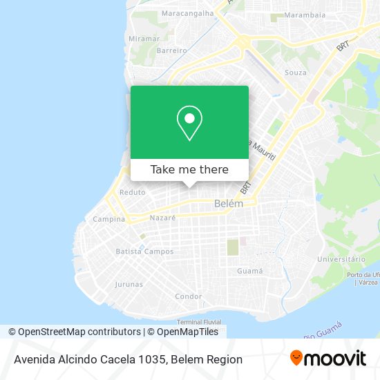 Mapa Avenida Alcindo Cacela 1035