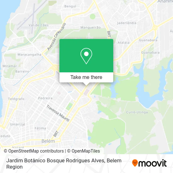 Jardim Botânico Bosque Rodrigues Alves map
