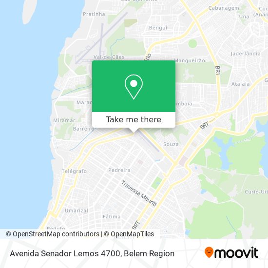 Avenida Senador Lemos 4700 map