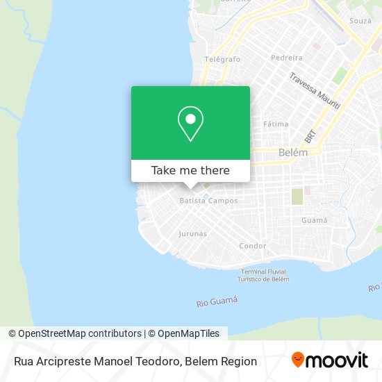 Rua Arcipreste Manoel Teodoro map