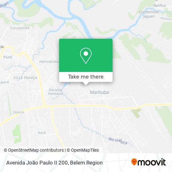 Avenida João Paulo II 200 map
