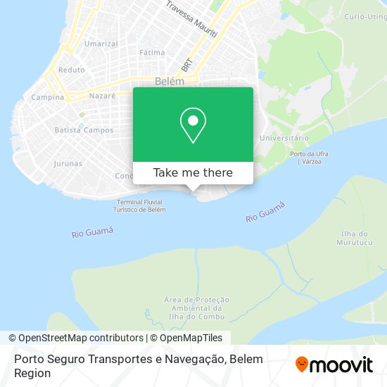 Porto Seguro Transportes e Navegação map