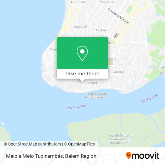 Meio a Meio Tupinambás map