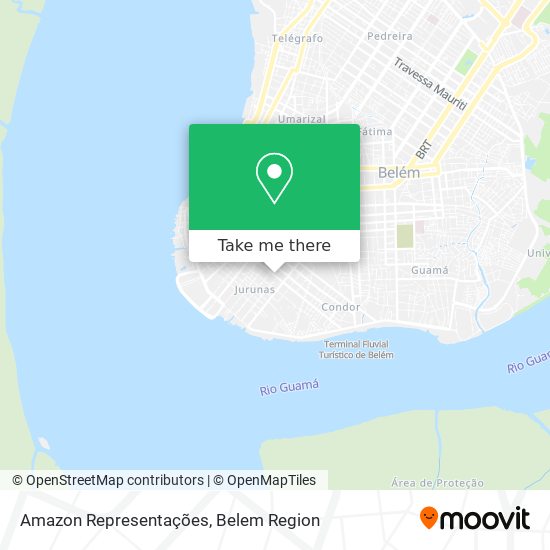 Amazon Representações map