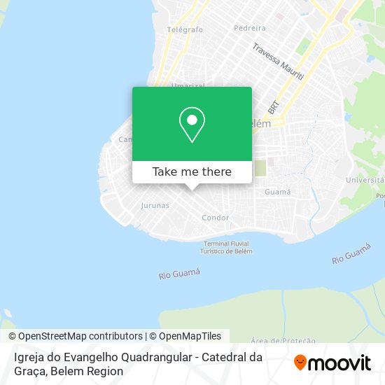 Igreja do Evangelho Quadrangular - Catedral da Graça map