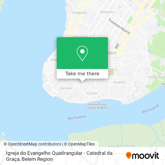 Igreja do Evangelho Quadrangular - Catedral da Graça map