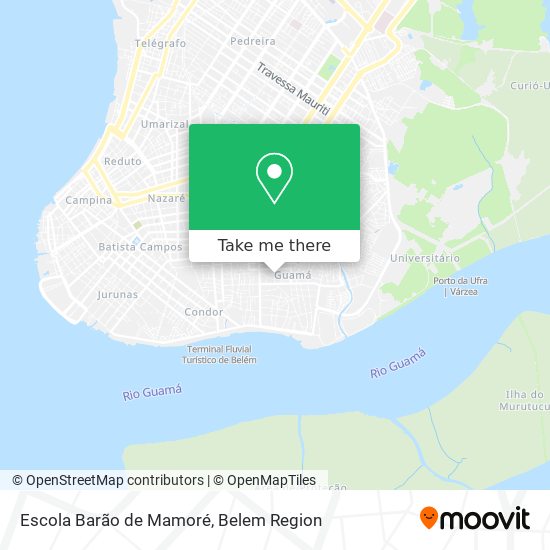 Mapa Escola Barão de Mamoré