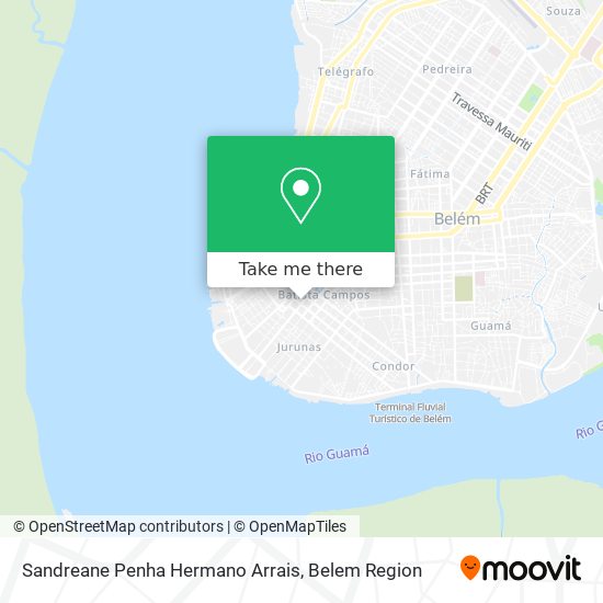 Sandreane Penha Hermano Arrais map