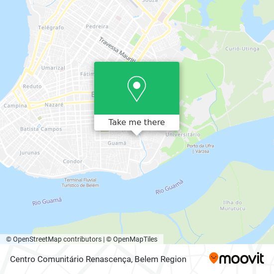 Mapa Centro Comunitário Renascença