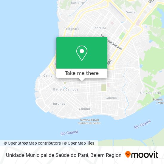 Unidade Municipal de Saúde do Pará map