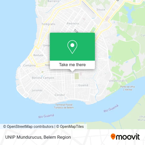 UNIP Mundurucus map