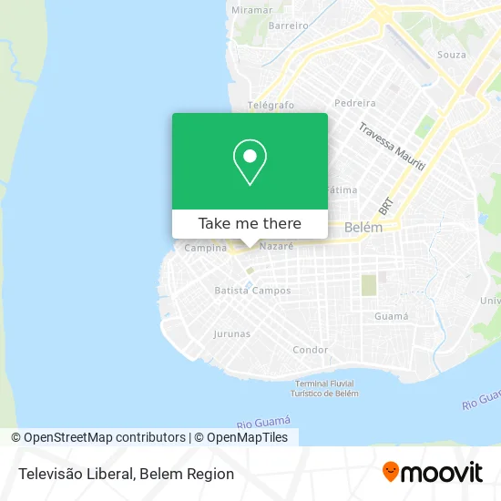 Televisão Liberal map