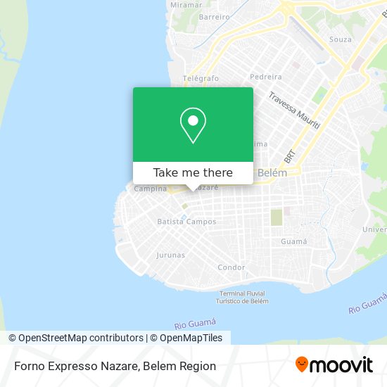 Forno Expresso Nazare map