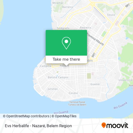 Evs Herbalife - Nazaré map