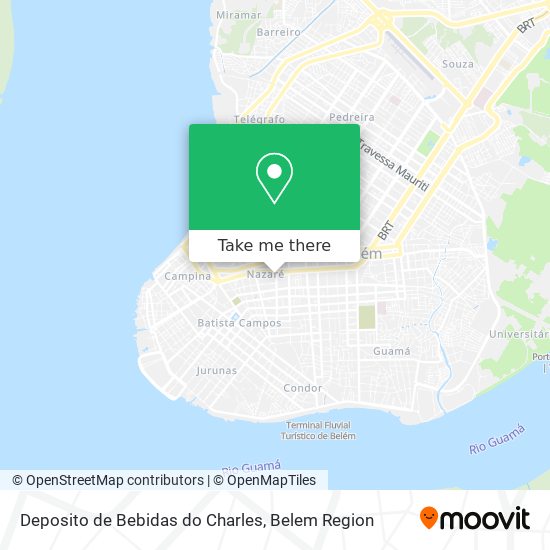 Deposito de Bebidas do Charles map