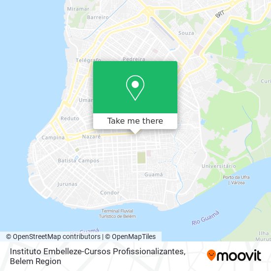 Mapa Instituto Embelleze-Cursos Profissionalizantes