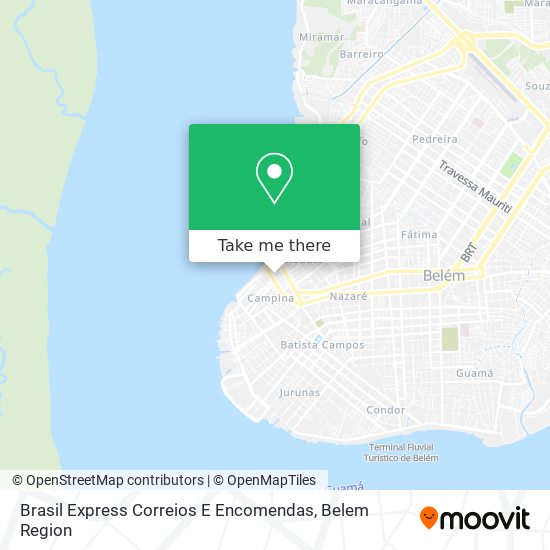 Mapa Brasil Express Correios E Encomendas