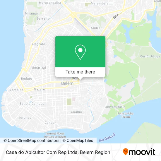 Casa do Apicultor Com Rep Ltda map