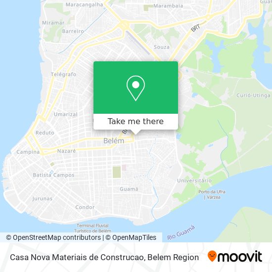 Casa Nova Materiais de Construcao map