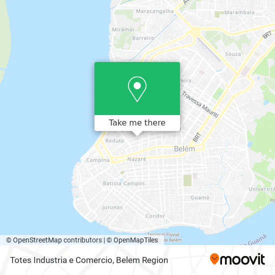 Totes Industria e Comercio map
