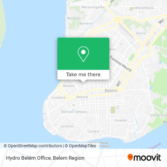 Hydro Belém Office map