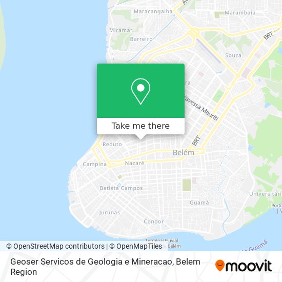 Geoser Servicos de Geologia e Mineracao map
