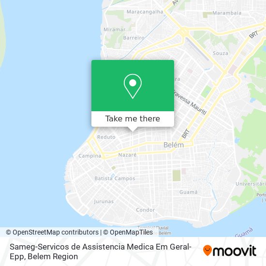 Sameg-Servicos de Assistencia Medica Em Geral-Epp map