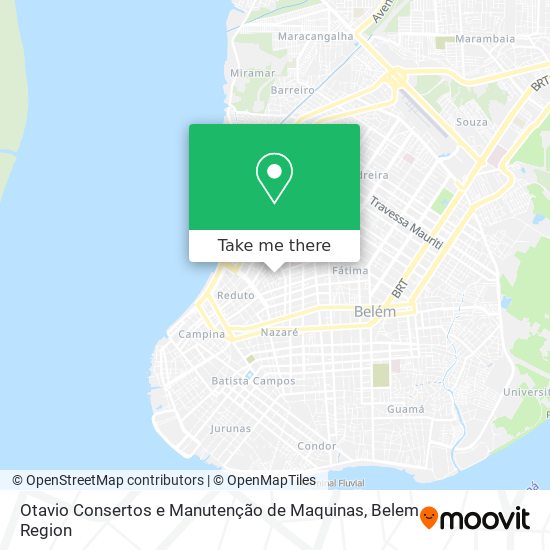 Mapa Otavio Consertos e Manutenção de Maquinas