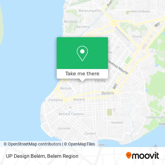 UP Design Belém map