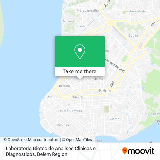 Laboratorio Biotec de Analises Clinicas e Diagnosticos map