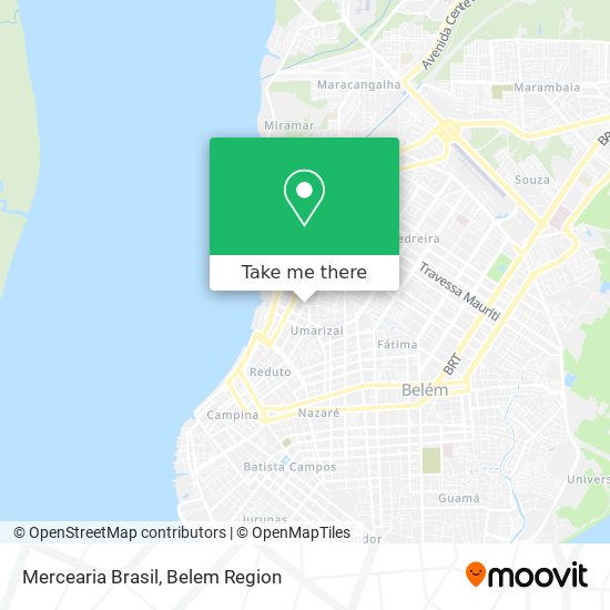 Mercearia Brasil map