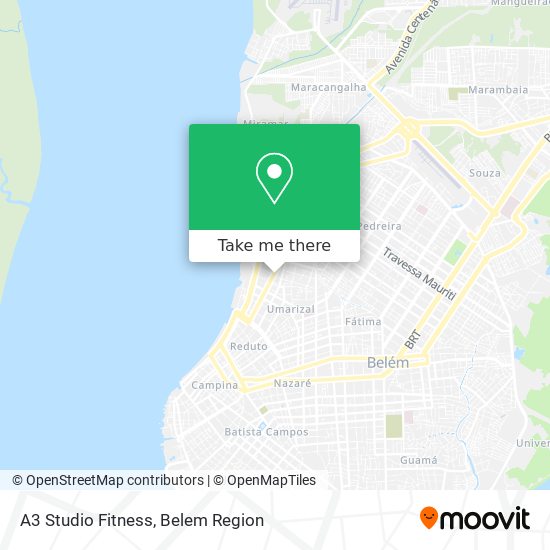 Mapa A3 Studio Fitness