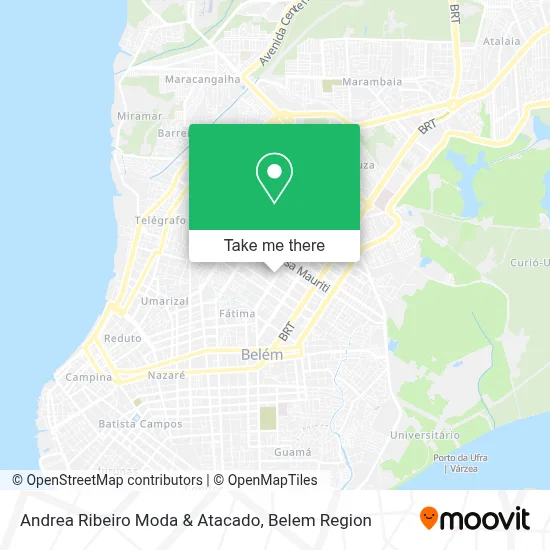 Andrea Ribeiro Moda & Atacado map