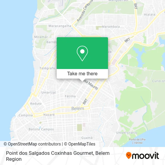 Point dos Salgados Coxinhas Gourmet map