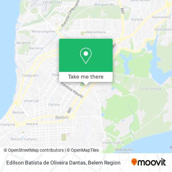 Edílson Batista de Oliveira Dantas map