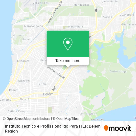 Instituto Técnico e Profissional do Pará ITEP map
