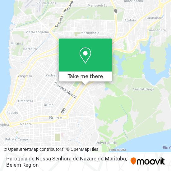 Paróquia de Nossa Senhora de Nazaré de Marituba map