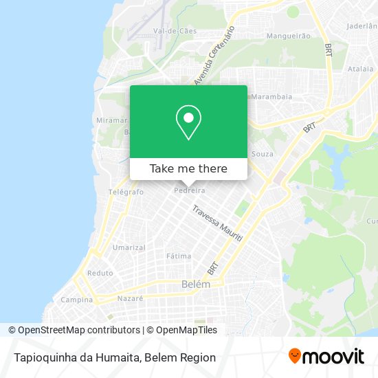 Tapioquinha da Humaita map