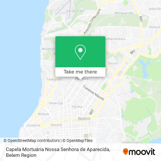 Capela Mortuária Nossa Senhora de Aparecida map