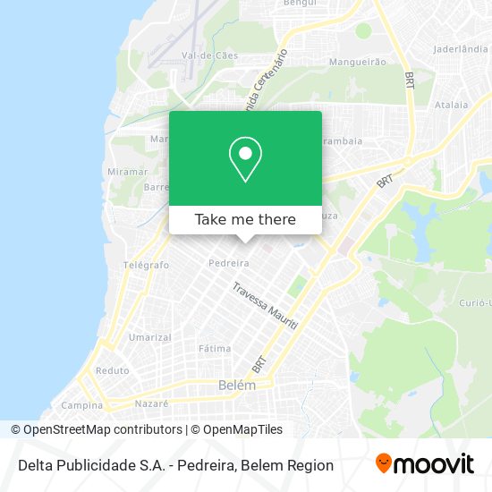 Delta Publicidade S.A. - Pedreira map