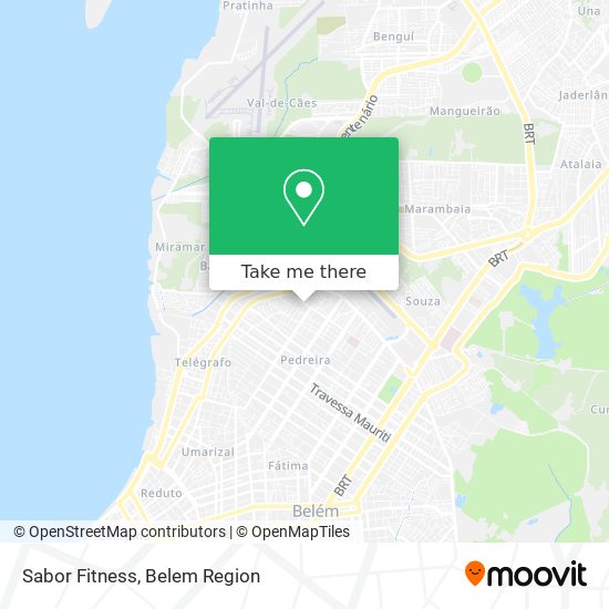 Sabor Fitness map