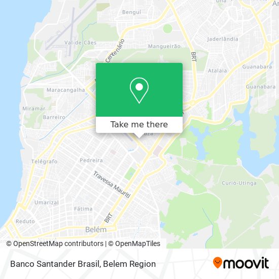 Banco Santander Brasil map