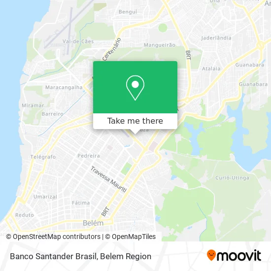 Banco Santander Brasil map